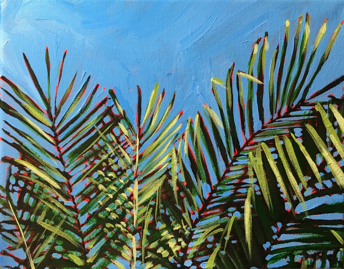 A close-up of some palm trees Description automatically generated with medium confidence