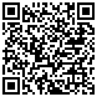 A qr code with a black and white background Description automatically generated