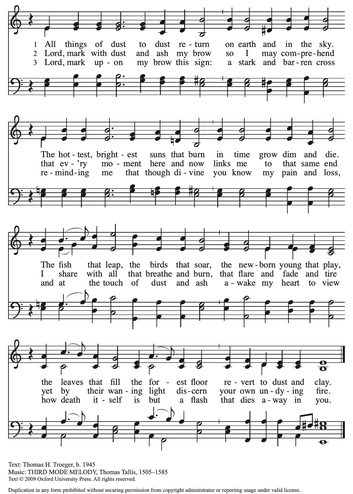 A sheet of music with black and white text Description automatically generated
