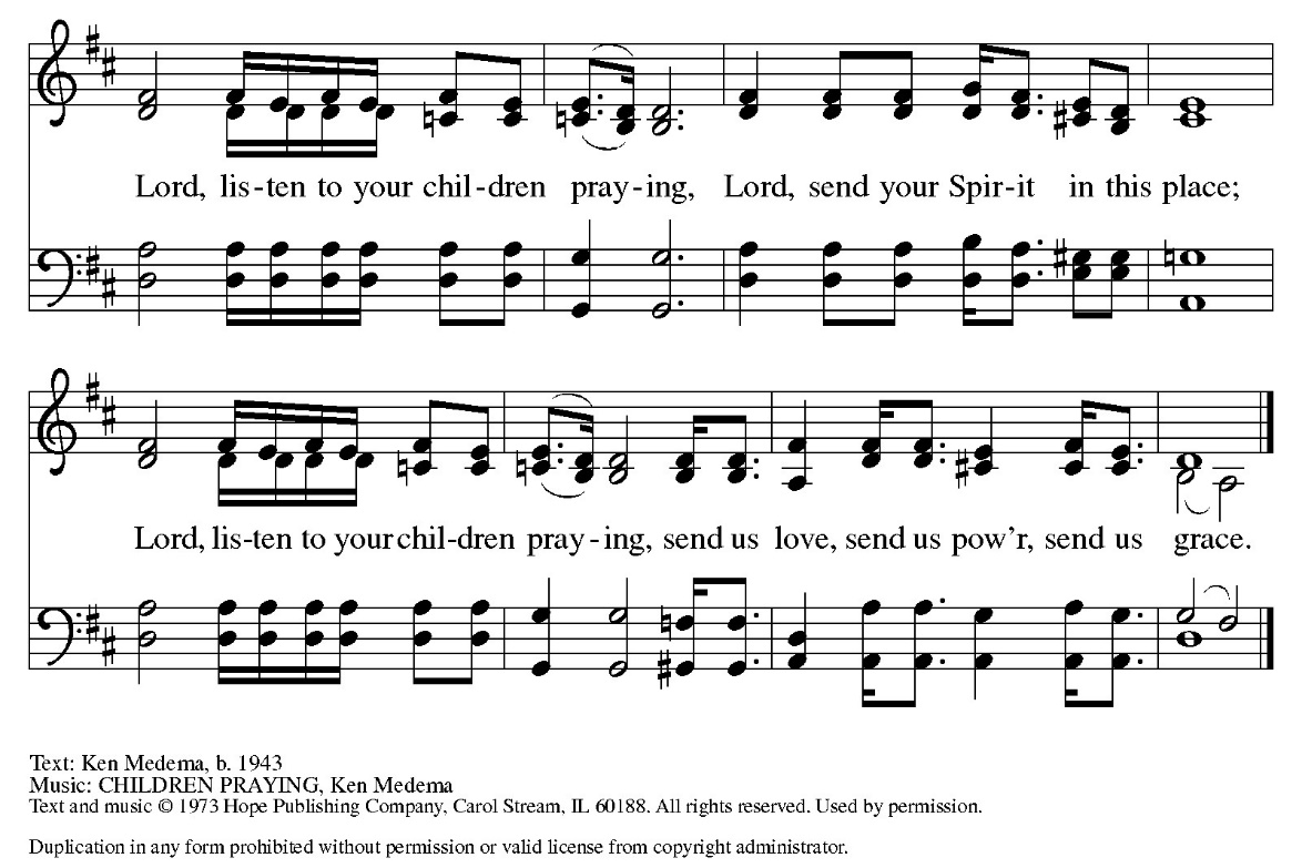 A sheet music with black and white lines Description automatically generated