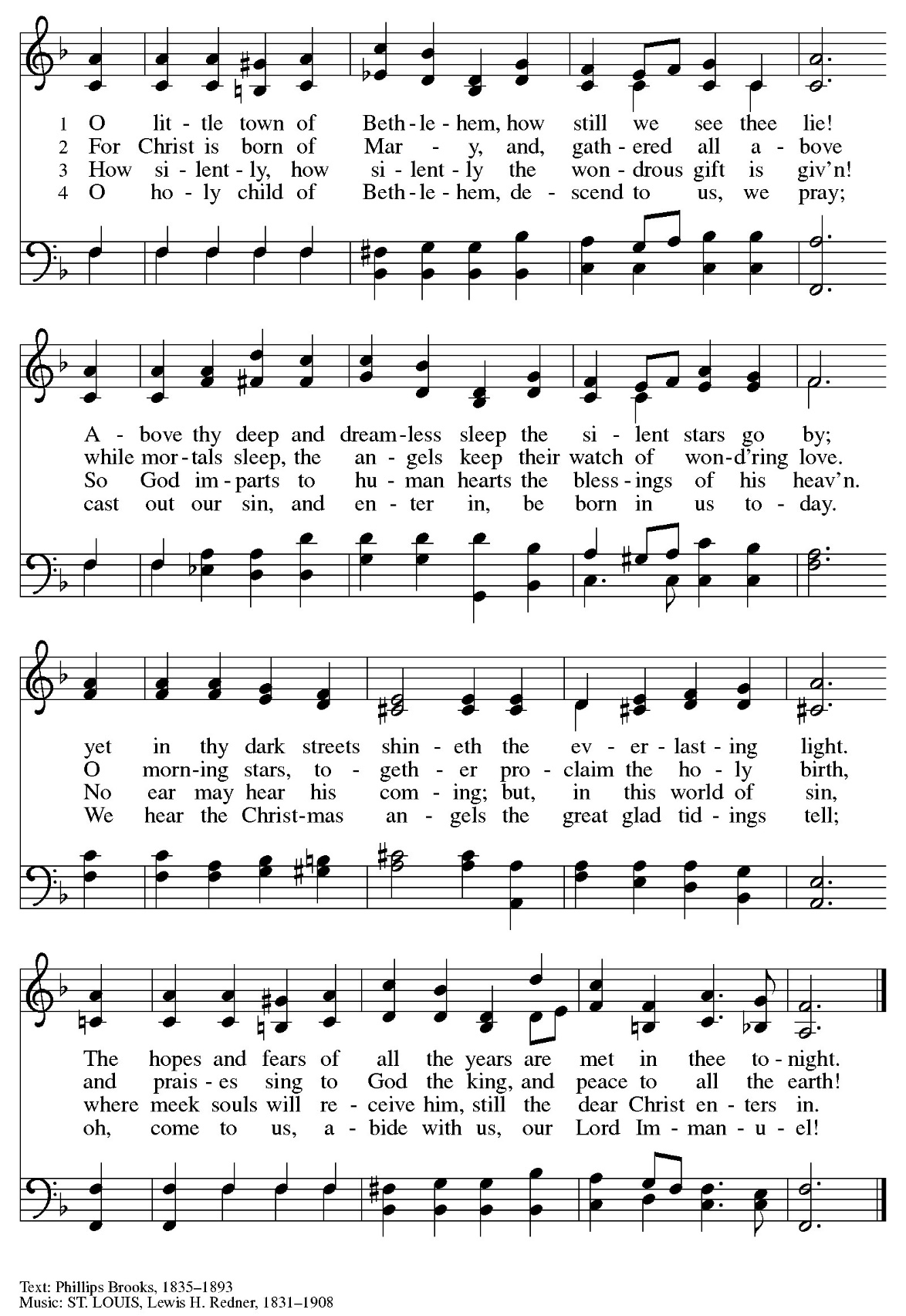 A sheet music with black and white text Description automatically generated